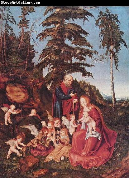 Lucas Cranach The Rest on The Flight into Egypt